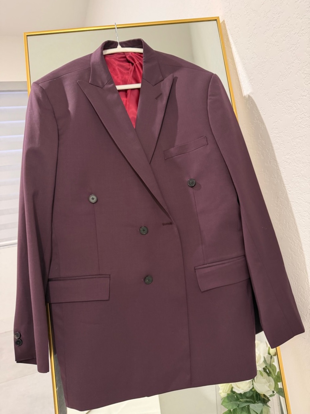 Vintage Super 140's Superfine Wool Napolean Luxury Collection Blazer- 46R
